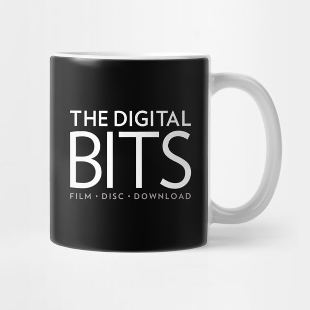 The Digital Bits - White on Black - Drinkware by TheDigitalBits